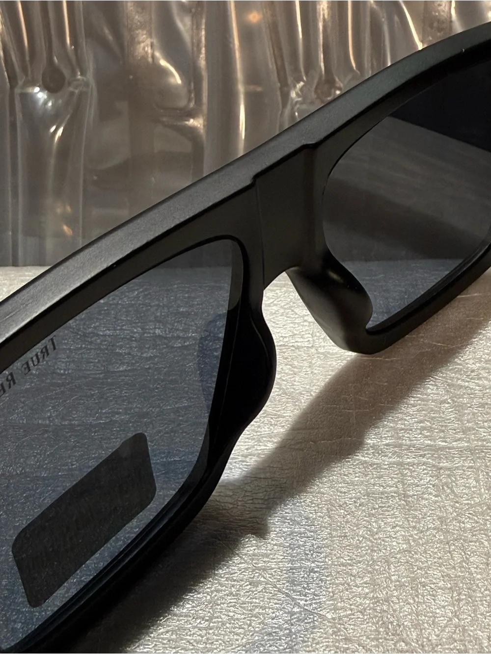 True Religion-UniSex TRM1894X-4MBF-S Matte Black Oversized Square Sunglasses NWT